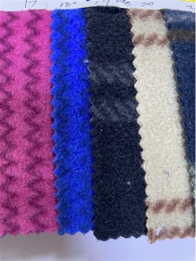 DG-LXF  搖粒印花  幅寬：60寸  克重：210-220g/m²  成份：100%Polyester   細節-4